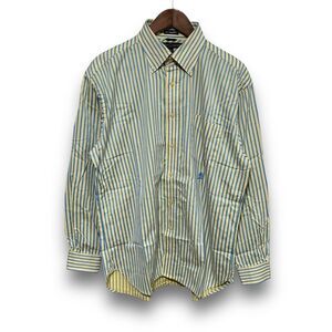 Tommy Hilfiger Men's 80s 2-ply Fabric Tartan Button Down Shirt Size Large 24x31